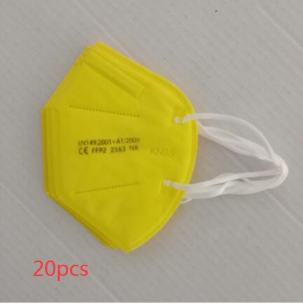 Five-Layer Color Protective Masks - White List