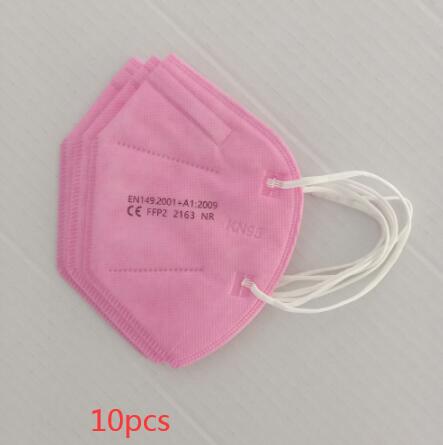 Five-Layer Color Protective Masks - White List