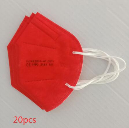 Five-Layer Color Protective Masks - White List