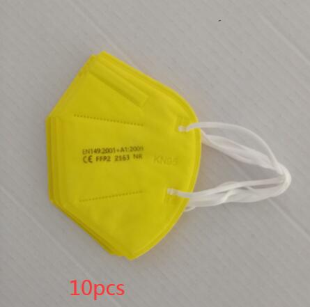 Five-Layer Color Protective Masks - White List