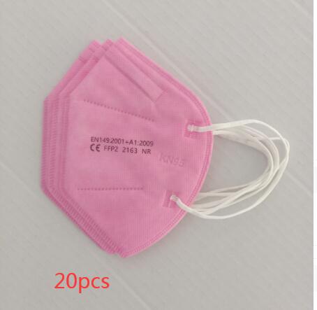 Five-Layer Color Protective Masks - White List
