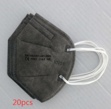 Five-Layer Color Protective Masks - White List