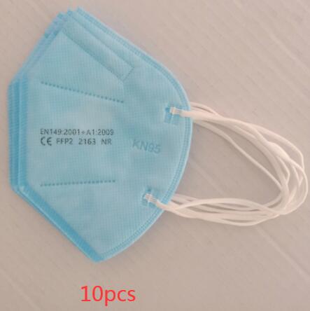 Five-Layer Color Protective Masks - White List