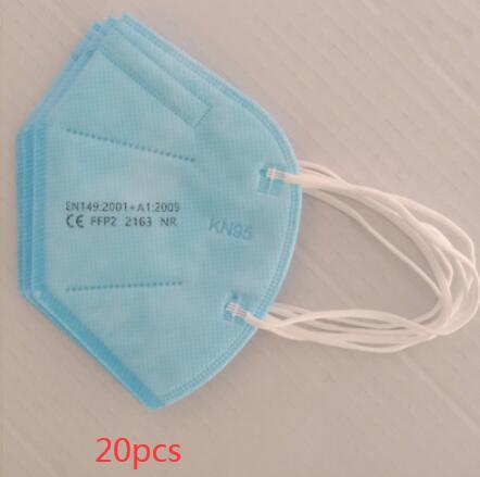 Five-Layer Color Protective Masks - White List